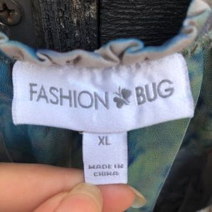 Fashion Bug Tops - Peacock inspired peasant top Fashion Bug Tops - Peacock inspired peasant top